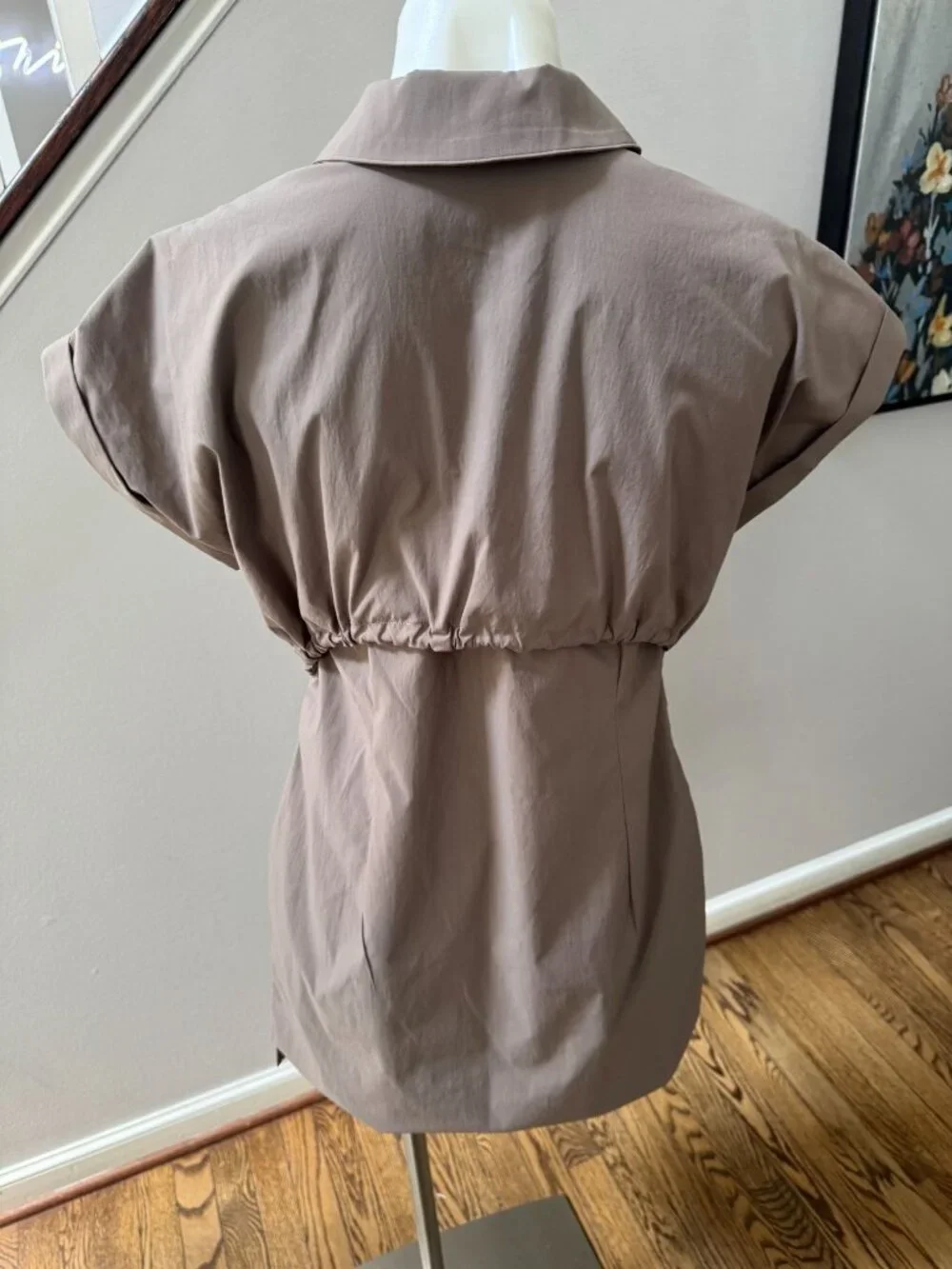 ATHLETA Topspin Cargo Mini Dress Pyrite Small Petite
